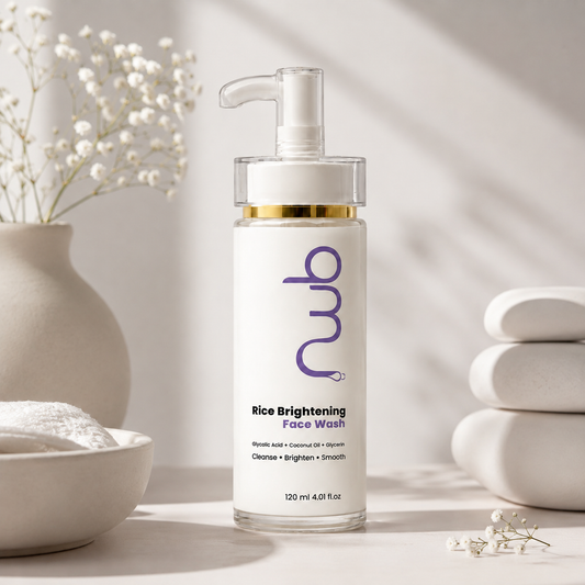 Rice Brightening Face Wash with Glycolic Acid - Deep Cleansing Facial Cleanser for Smooth Skin | 120ml