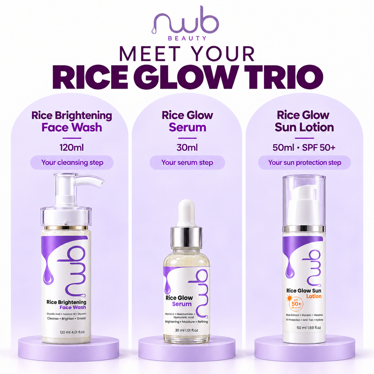Rice Glow Trio