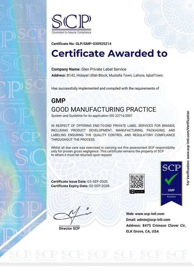 GMP - Good Manufacturing Practice